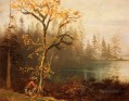 Indian Scout Albert Bierstadt Landscapes brook